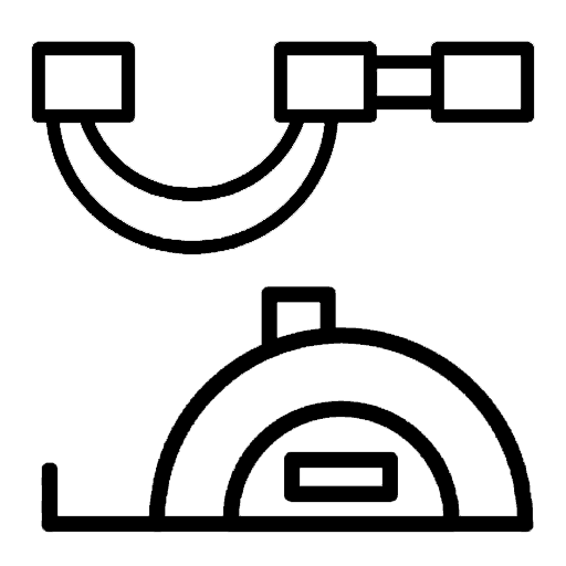 A graphic of a cube made of bubbles, representing molecules